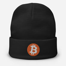 Load image into Gallery viewer, Bitcoin Logo Beanie
