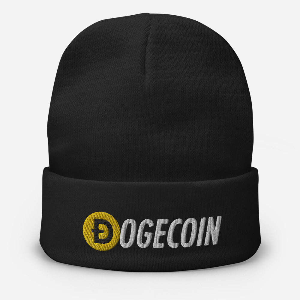 Dogecoin Logo Beanie