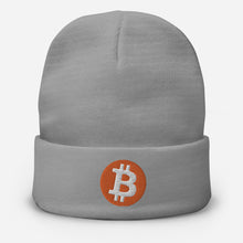 Load image into Gallery viewer, Bitcoin Logo Beanie
