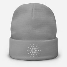 Load image into Gallery viewer, Cardano ADA White Logo Beanie
