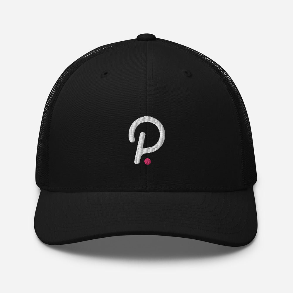 Polkadot Dot Classic Logo Trucker Cap