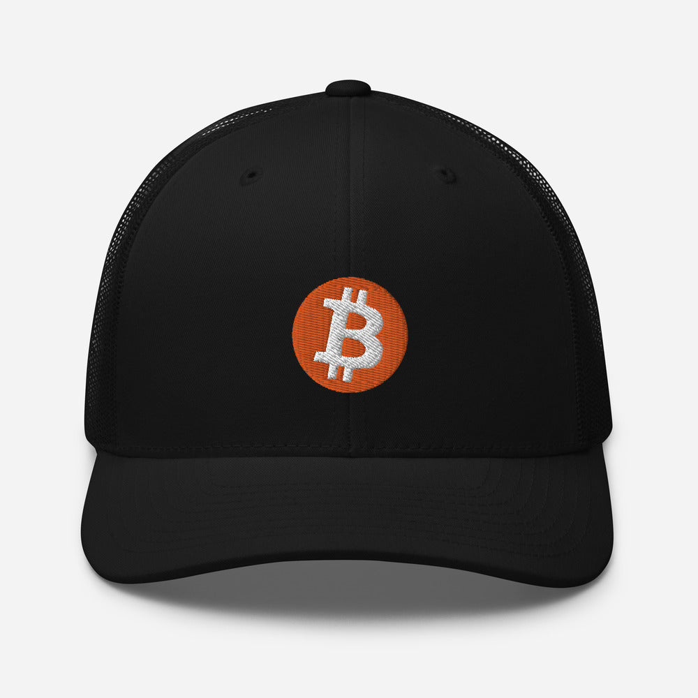 Bitcoin Logo Trucker Cap