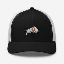 Load image into Gallery viewer, Bitcoin Bull Trucker Cap
