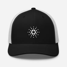 Load image into Gallery viewer, Cardano ADA White Logo Trucker Cap
