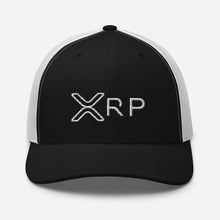 Load image into Gallery viewer, XRP Trucker Cap Black &amp; White
