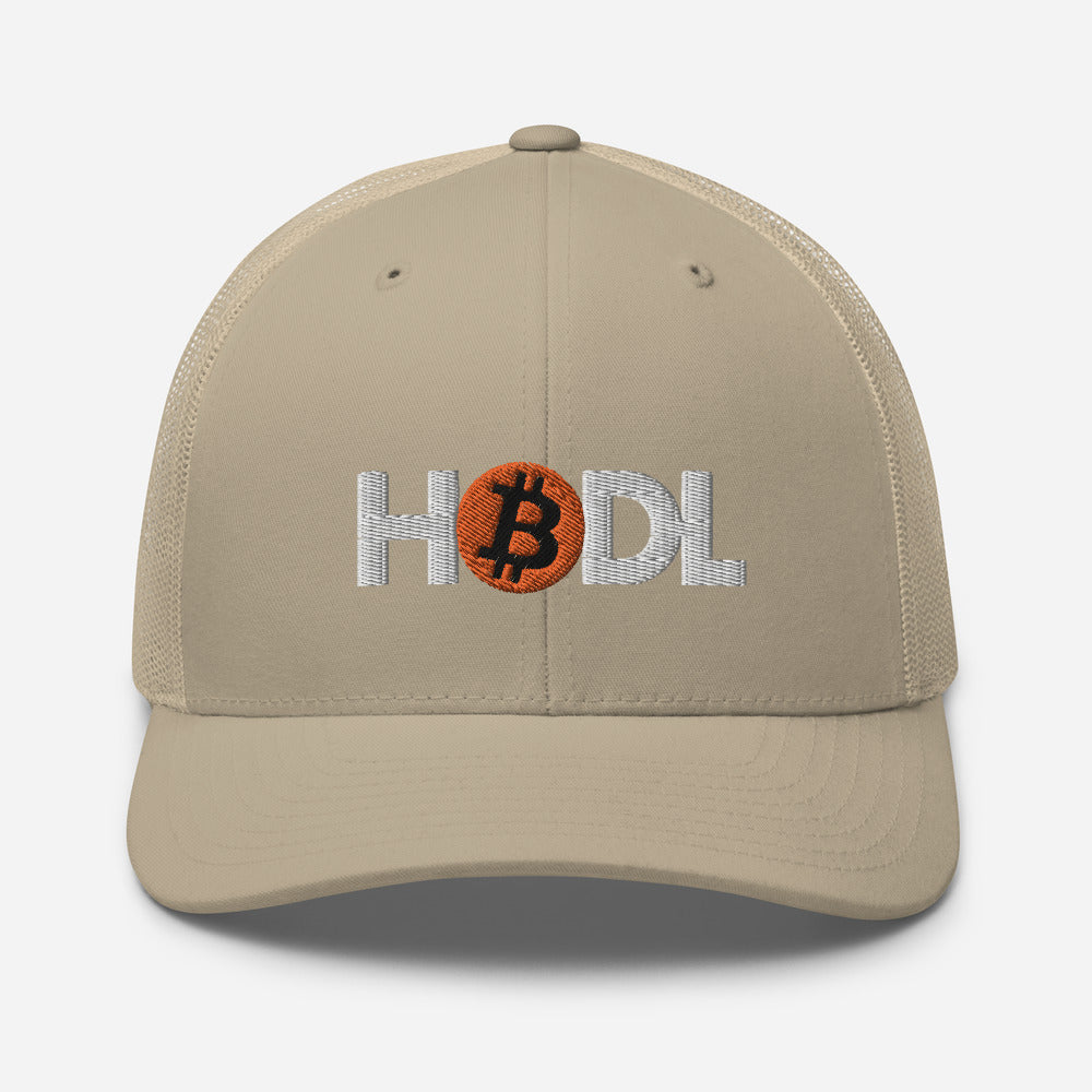 Bitcoin HODL Trucker Cap