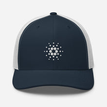 Load image into Gallery viewer, Cardano ADA White Logo Trucker Cap
