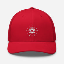 Load image into Gallery viewer, Cardano ADA White Logo Trucker Cap
