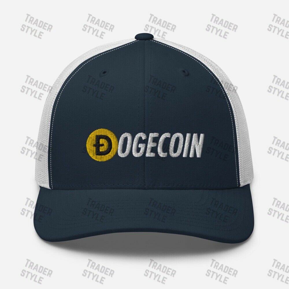 Dogecoin Logo Trucker Cap