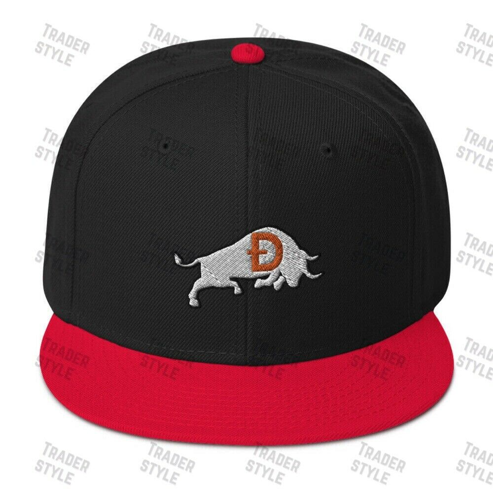 Dogecoin Bull Snapback Cap