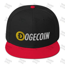 Load image into Gallery viewer, Dogecoin Logo Snapback Cap
