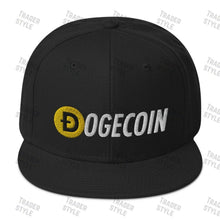 Load image into Gallery viewer, Dogecoin Logo Snapback Cap
