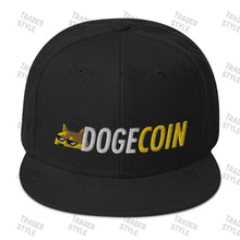 Load image into Gallery viewer, Dogecoin Thug Snapback Cap
