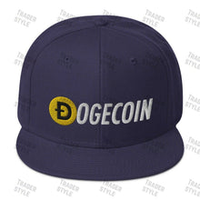 Load image into Gallery viewer, Dogecoin Logo Snapback Cap
