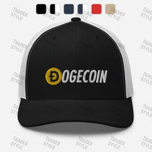 Load image into Gallery viewer, Dogecoin Logo Trucker Cap
