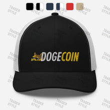 Load image into Gallery viewer, Dogecoin Thug Trucker Cap
