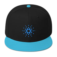 Load image into Gallery viewer, Cardano ADA Snapback Cap Blue Logo
