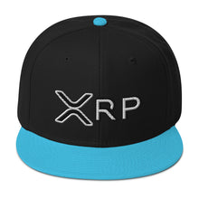 Load image into Gallery viewer, XRP Black &amp; White Snapback Cap
