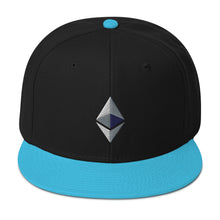 Load image into Gallery viewer, Ethereum Logo Snapback Cap
