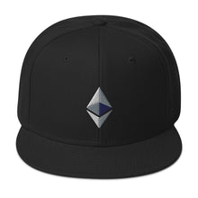 Load image into Gallery viewer, Ethereum Logo Snapback Cap
