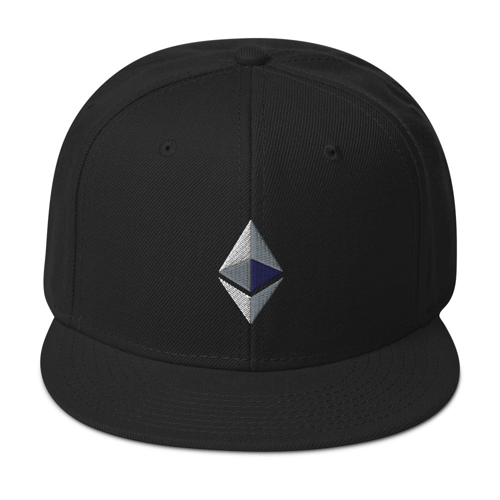 Ethereum Logo Snapback Cap