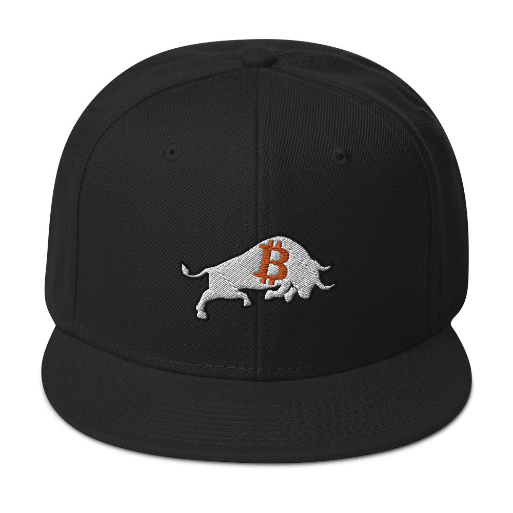 Bitcoin Bull Snapback Cap