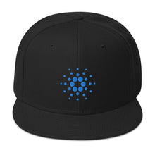 Load image into Gallery viewer, Cardano ADA Snapback Cap Blue Logo
