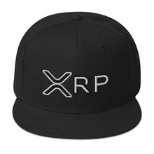 Load image into Gallery viewer, XRP Black &amp; White Snapback Cap
