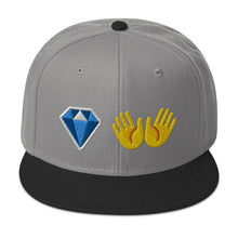 Load image into Gallery viewer, Diamond Hands Emoji Snapback Cap
