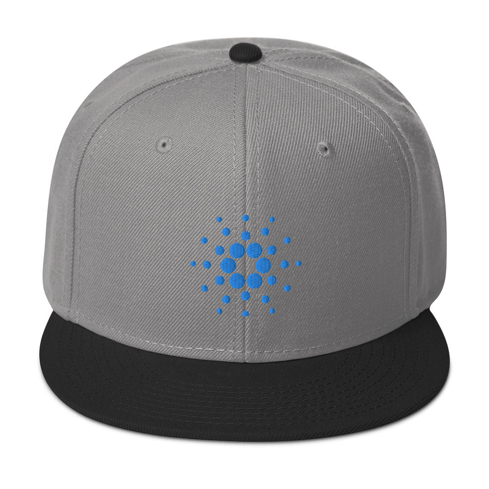 Cardano ADA Snapback Cap Blue Logo