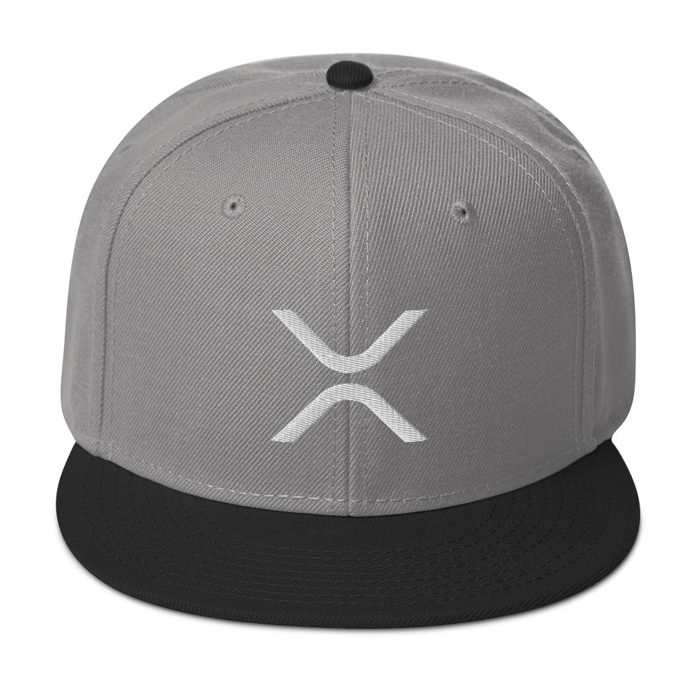 XRP Big Logo Snapback Cap