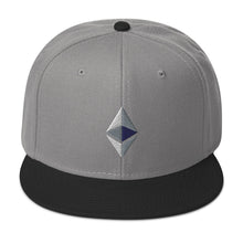 Load image into Gallery viewer, Ethereum Logo Snapback Cap
