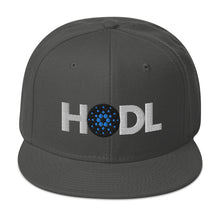 Load image into Gallery viewer, Cardano ADA HODL Snapback Cap
