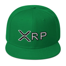 Load image into Gallery viewer, XRP Black &amp; White Snapback Cap
