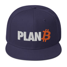 Load image into Gallery viewer, Bitcoin Plan B Snapback Cap
