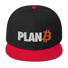 Load image into Gallery viewer, Bitcoin Plan B Snapback Cap
