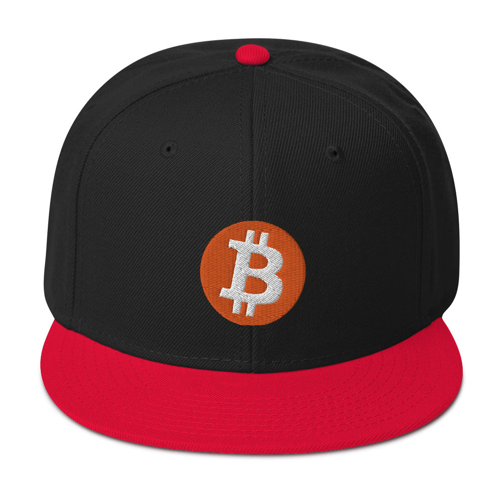 Bitcoin Logo Snapback Cap