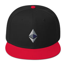 Load image into Gallery viewer, Ethereum Logo Snapback Cap
