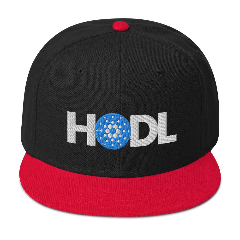 Cardano ADA HODL Snapback Cap Blue & White