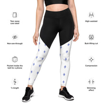 Load image into Gallery viewer, Ethereum Logo All-over Print Sports Leggings
