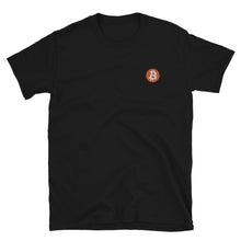 Load image into Gallery viewer, Bitcoin Logo Embroidery T-shirt
