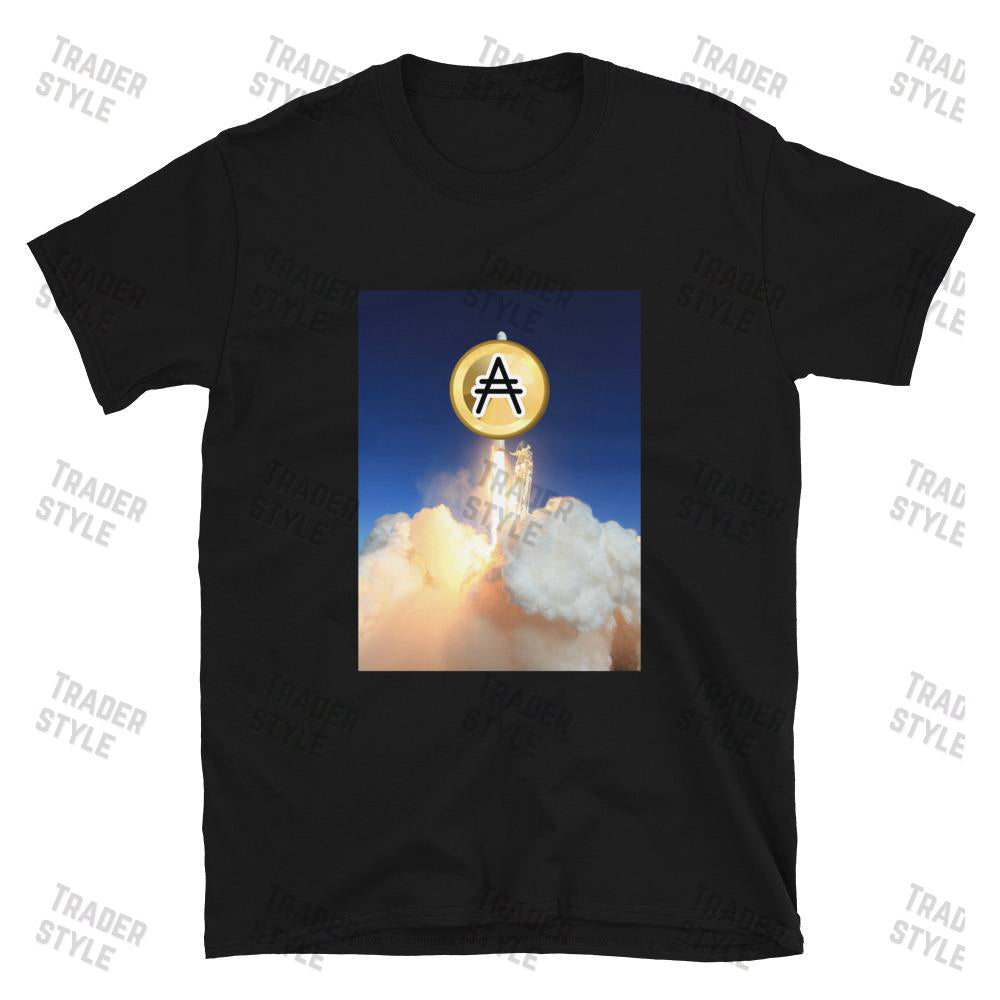 Adacoin to the Moon Rocket T-Shirt