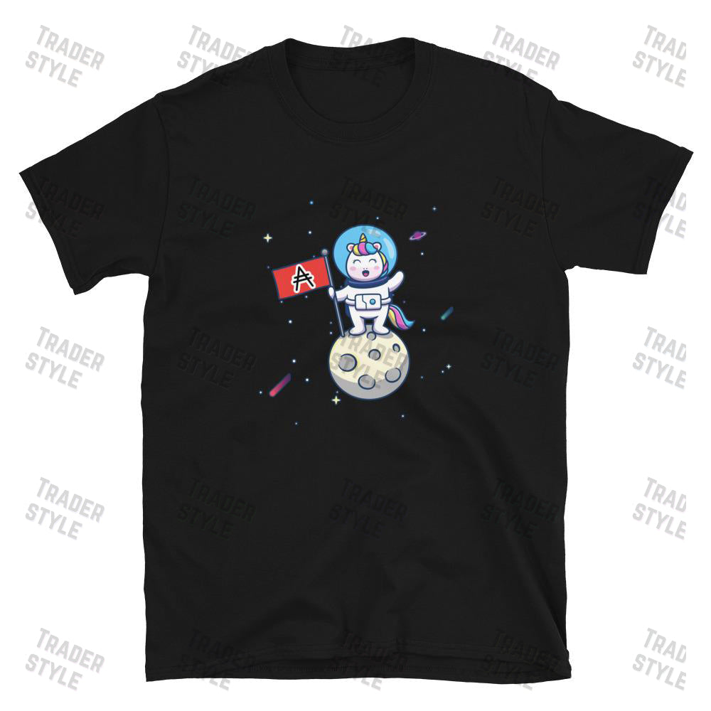 Adacoin to the Moon Unicorn Astronaut T-Shirt