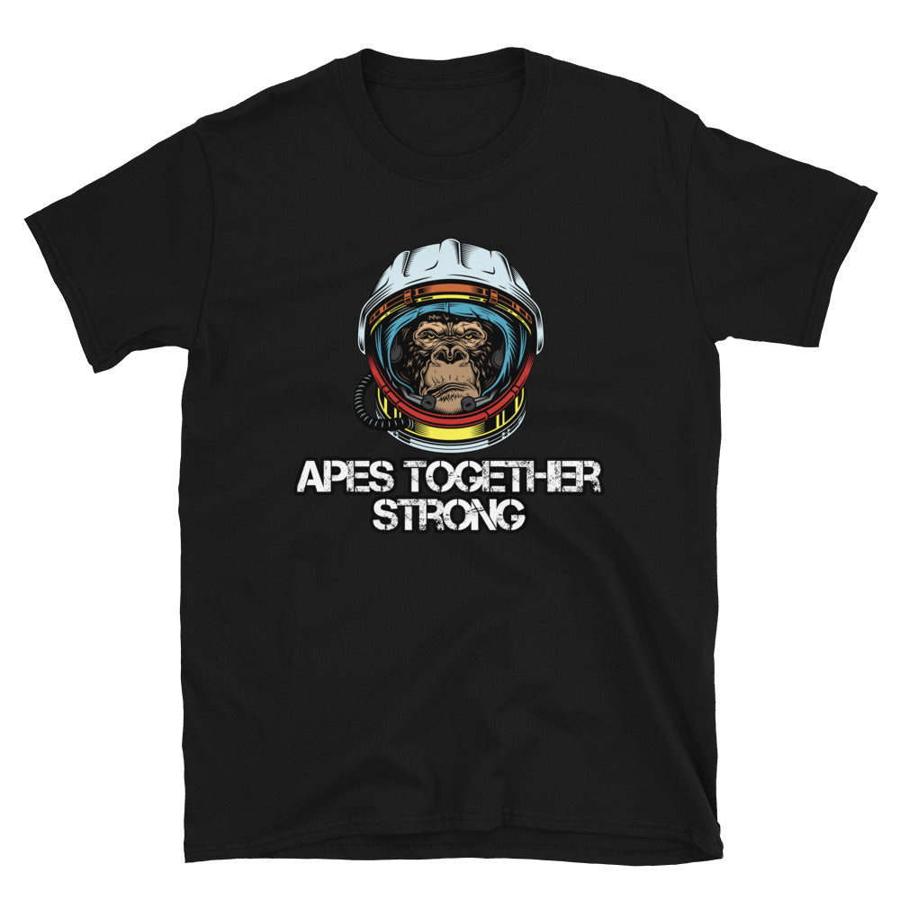 Apes Together Strong Retro Astronaut I T-shirt