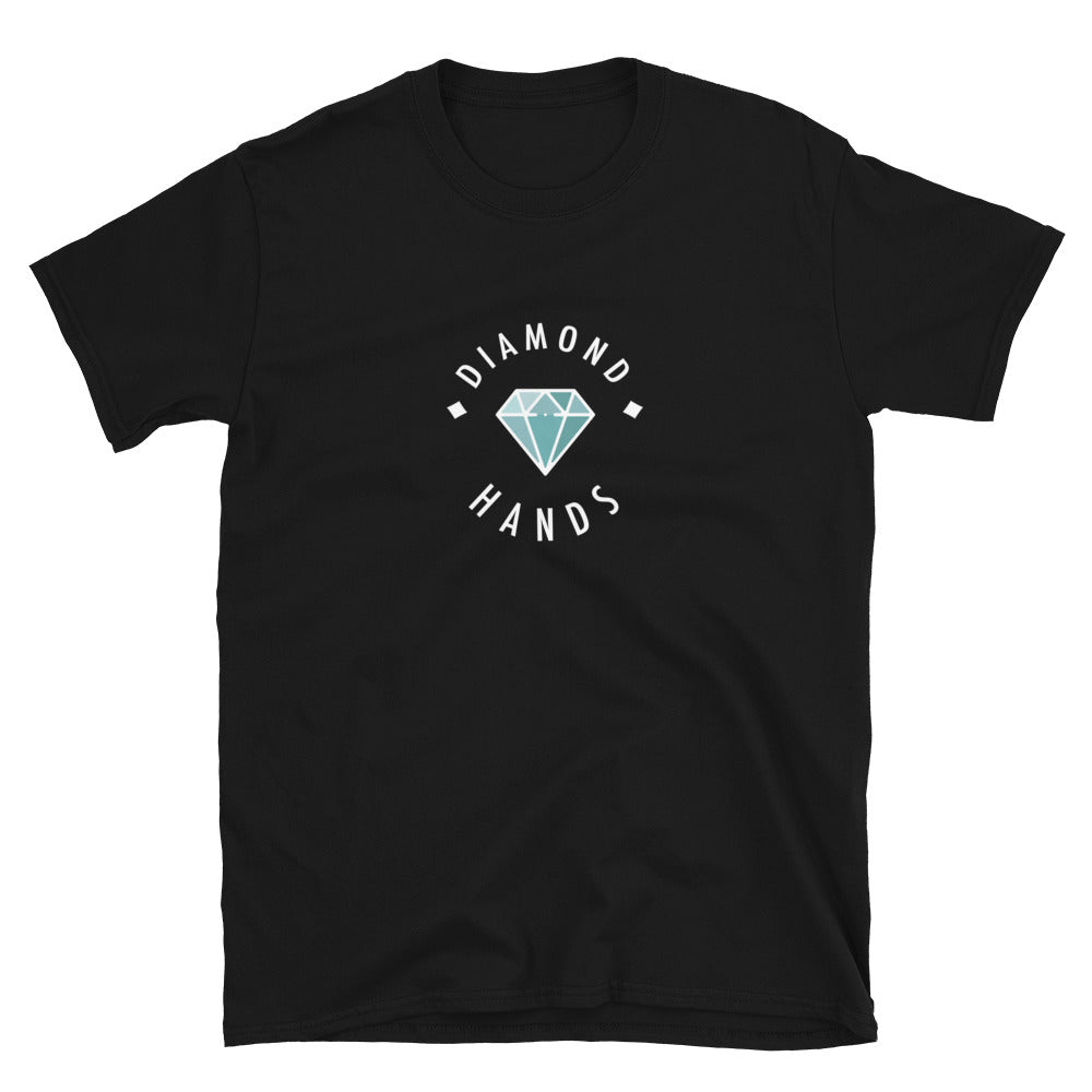 Diamond Hands Logo Aqua T-shirt