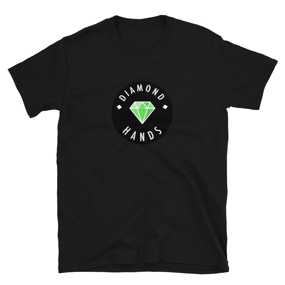 Diamond Hands Logo Black + Green T-shirt