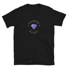 Load image into Gallery viewer, Diamond Hands Logo Purple Outline T-shirt
