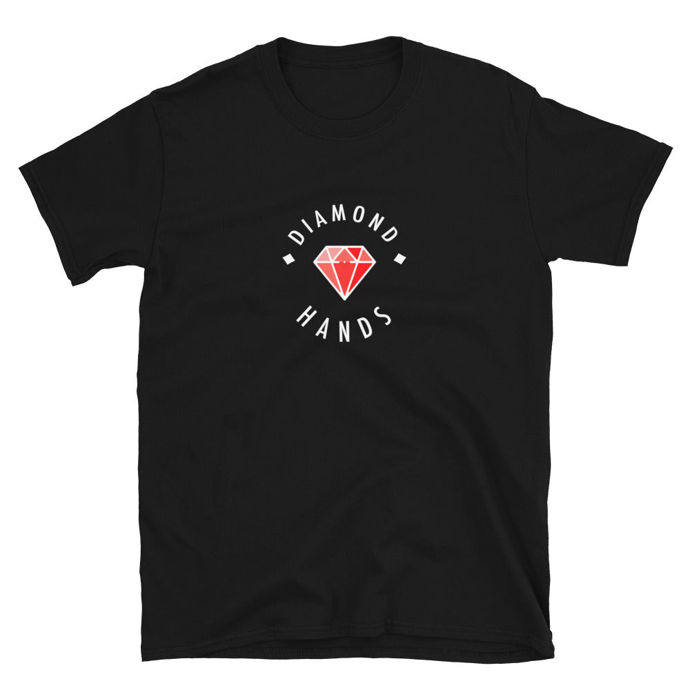 Diamond Hands Logo Red T-shirt