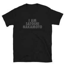 Load image into Gallery viewer, I Am Satoshi Nakamoto Bitcoin Grey T-shirt
