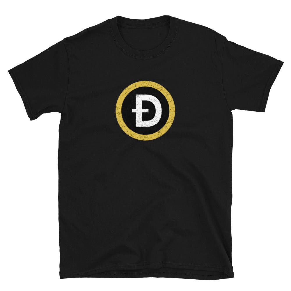 Dogecoin Vintage Distressed T-shirt